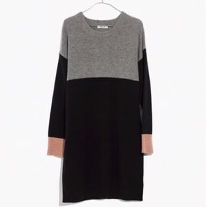 MADEWELL | FALL 2018 colorblock sweater dress